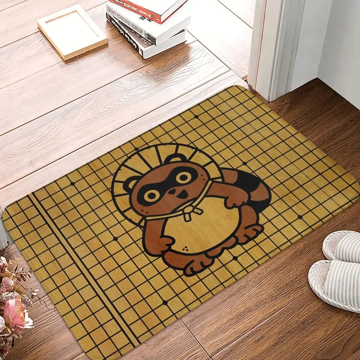 The Tenuki Tanuki Doorvirus lea Tapis Polymères FootSub Polyester Anti-ald Sand Scraping, Front Room, Corridor Kitchen, Bedroom, délégations