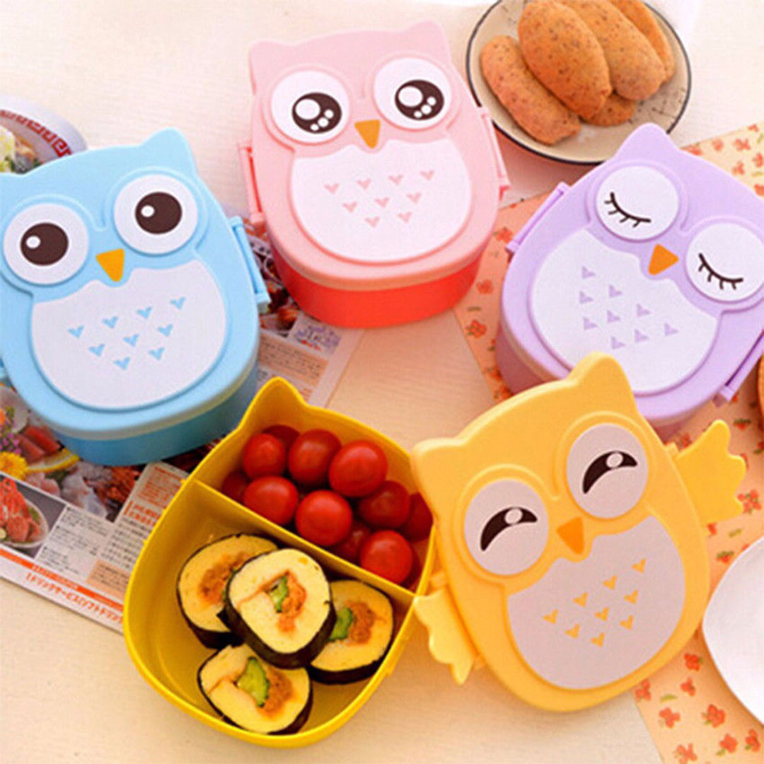 Boîte Bento Hibou Kawaii