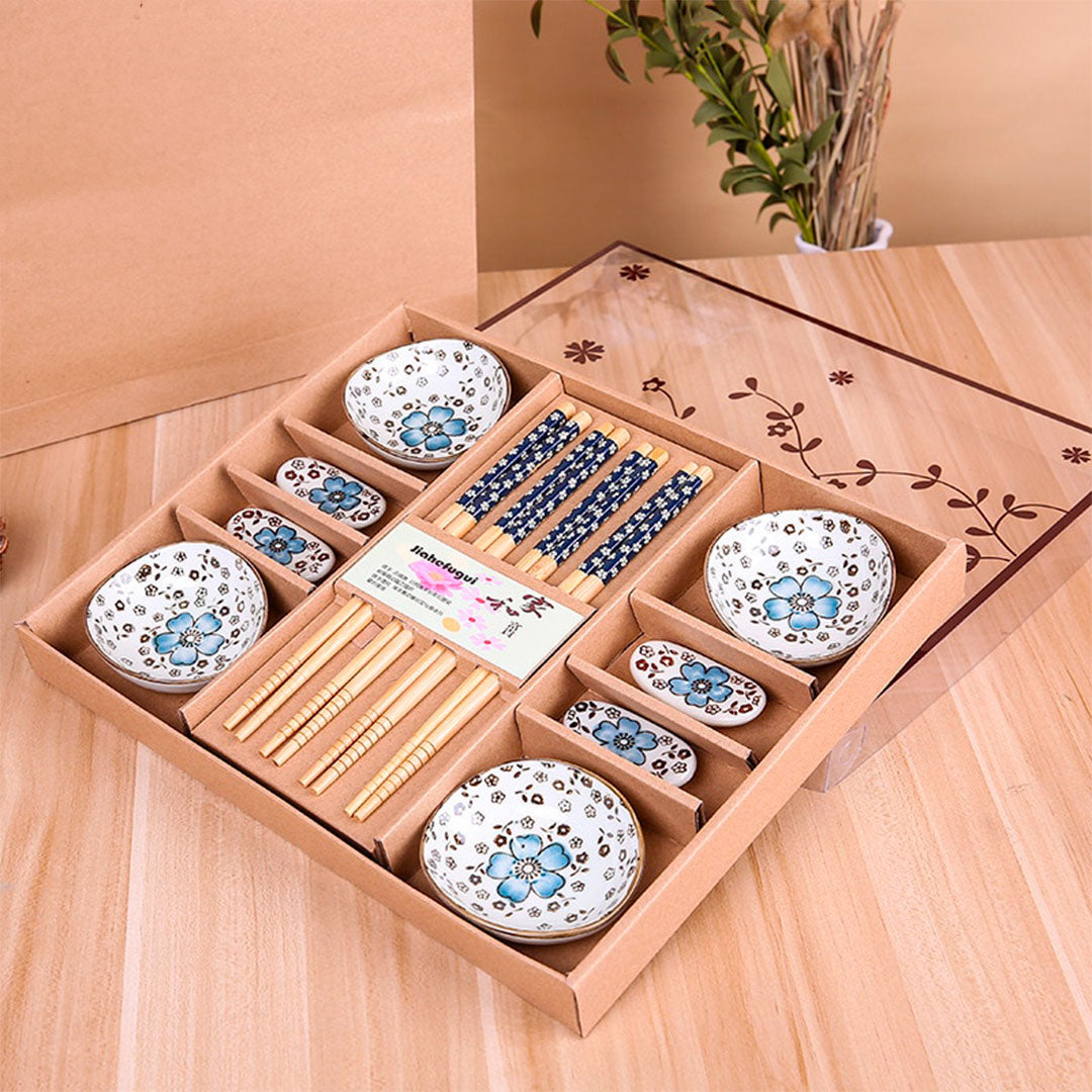 Coffret vaisselle japonaise - 12 pièces