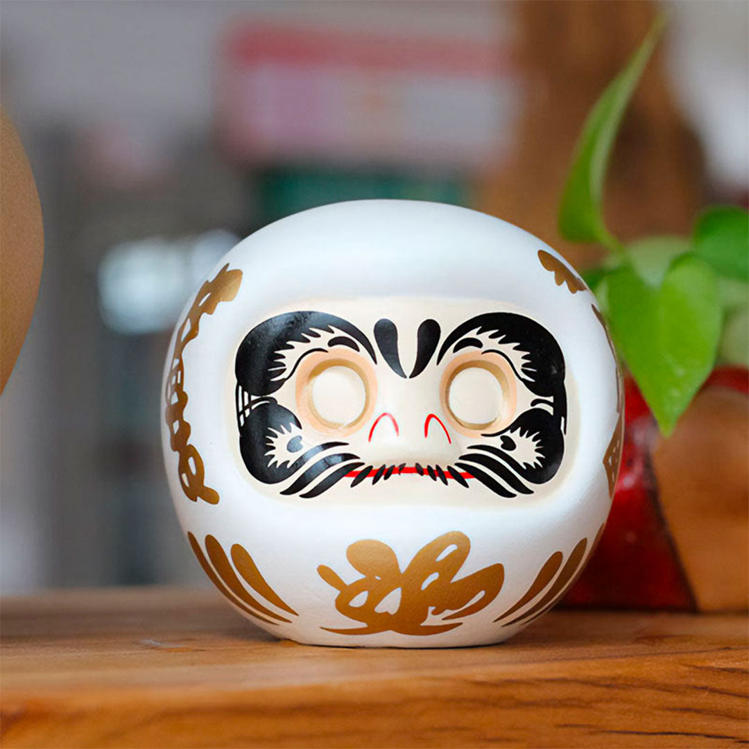 Poupée Daruma Japonaise Blanche