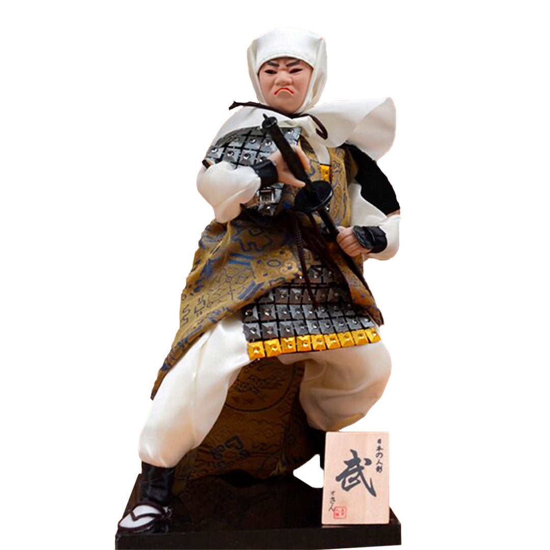 Figurine de Guerrier Samouraï en Armure de Combat