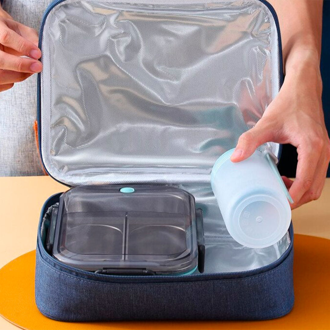 Boîte à Bento Compartimentée avec Sac Isotherme