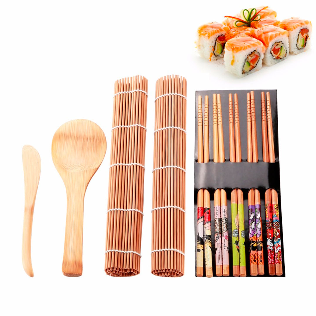 Kit de fabrication de sushi en bambou