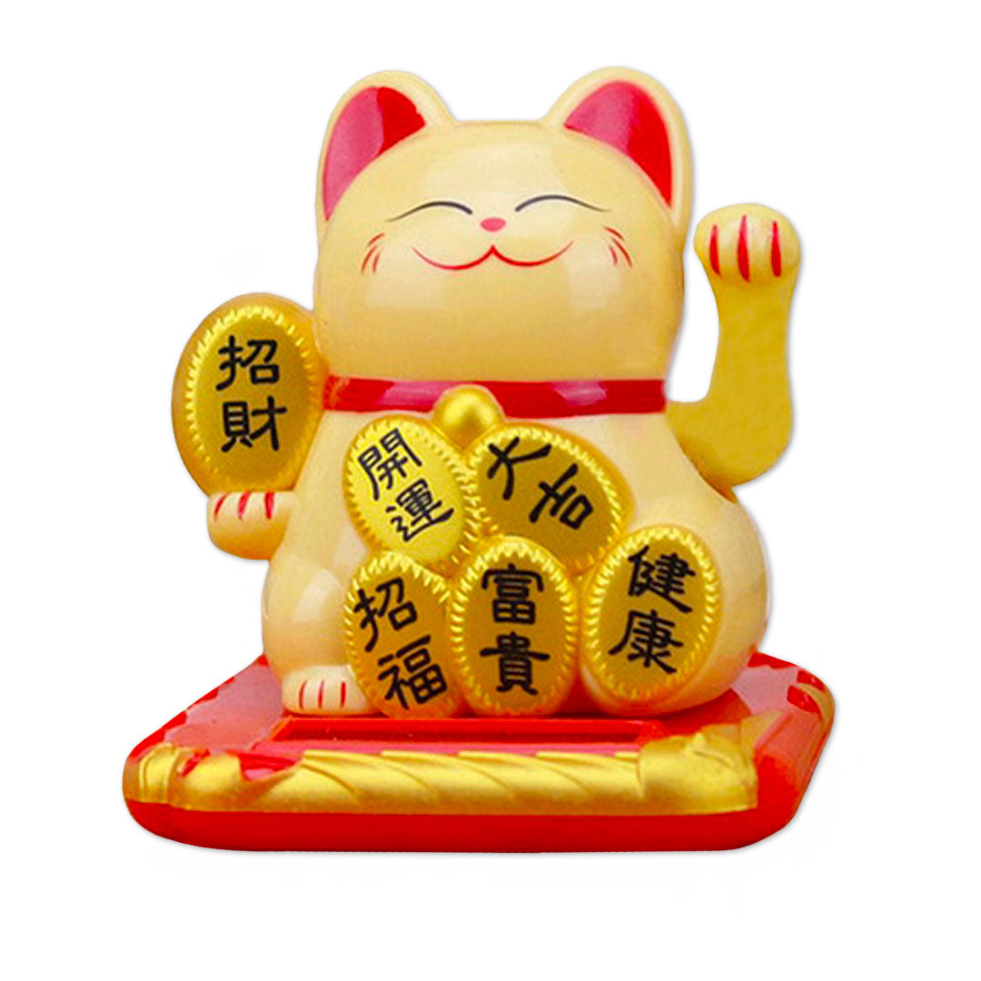 Statuette Solaire Maneki-Neko