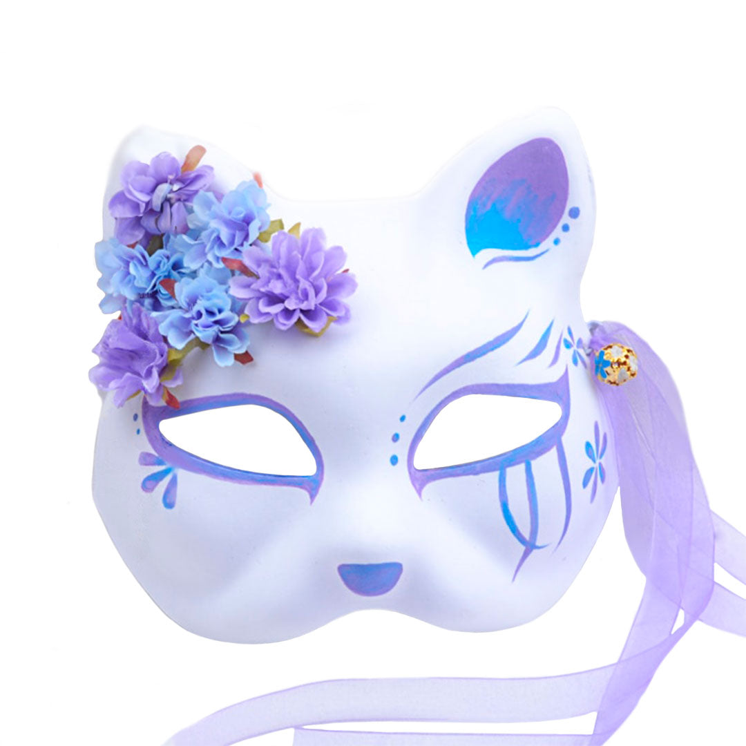 Masque Kitsune Floral