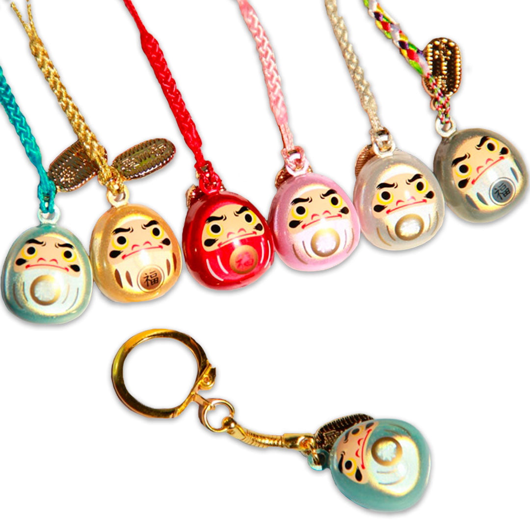 Porte-clés Daruma Colorés