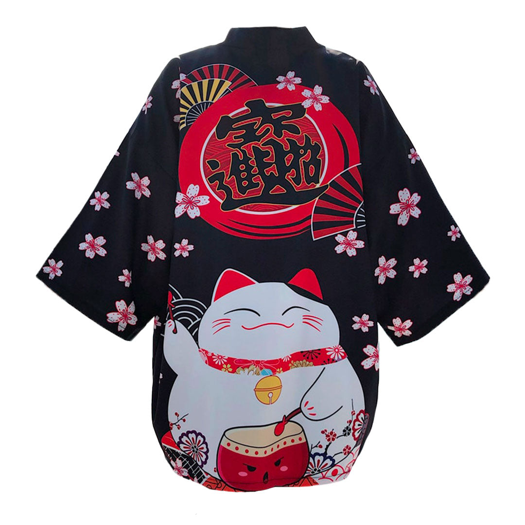 Kimono Léger Sakura et Maneki-Neko